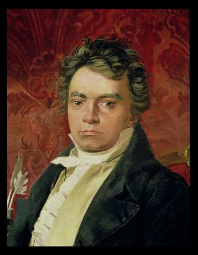 Portrait de Ludwig Van Beethoven (1770-1827) - Italian School